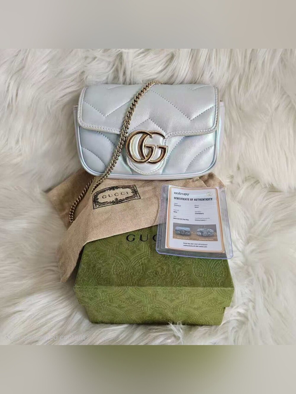 🩵 Gucci Super Mini Marmont 🩵 - Picture 13 of 14